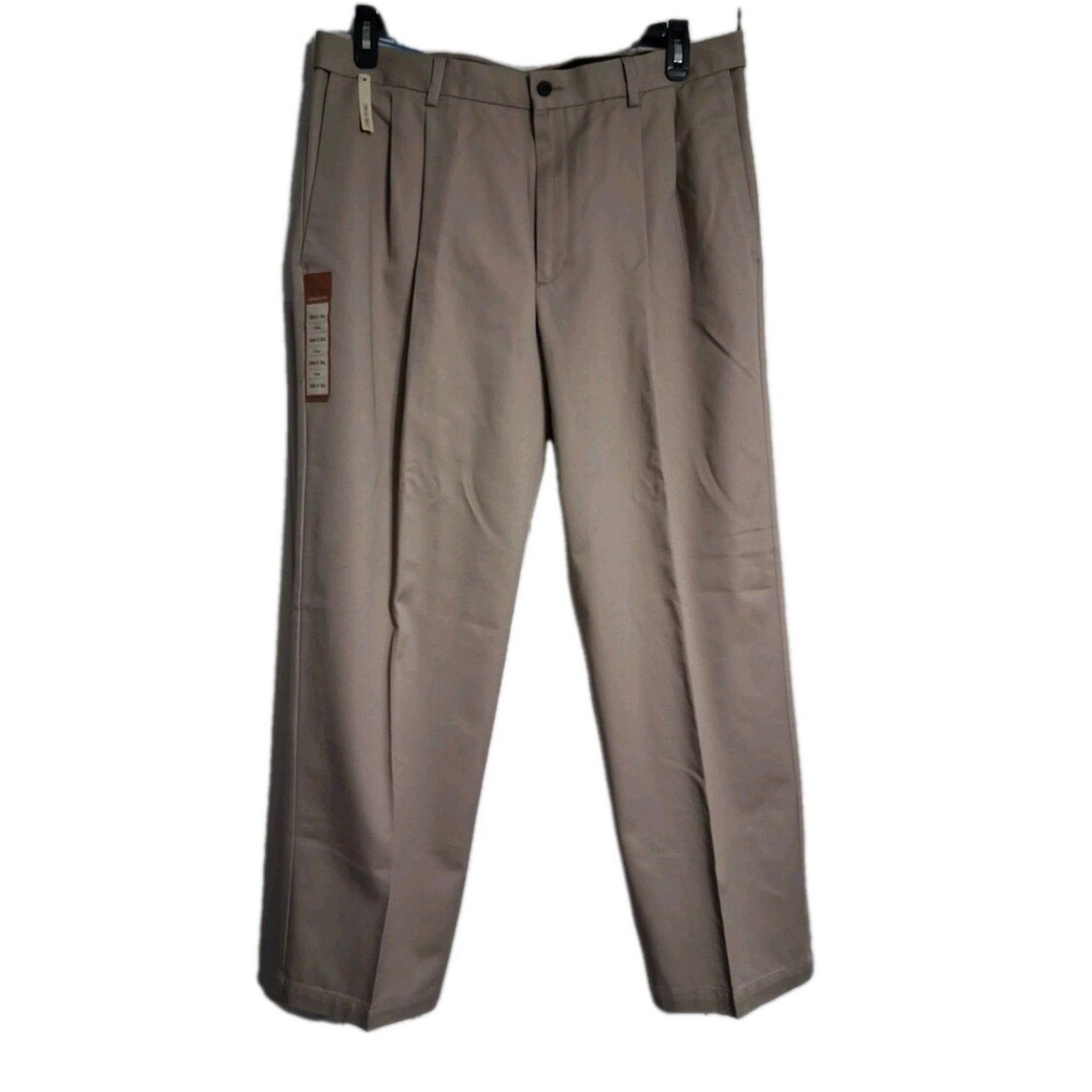 NWT Men's Haggar Work To Weekend Classic Fit Khaki Pants Size 36x30